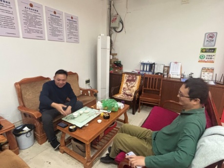 仲恺科技特派员赴广东新序列农业发展有限公司水稻田开展纳米增效肥推广工作